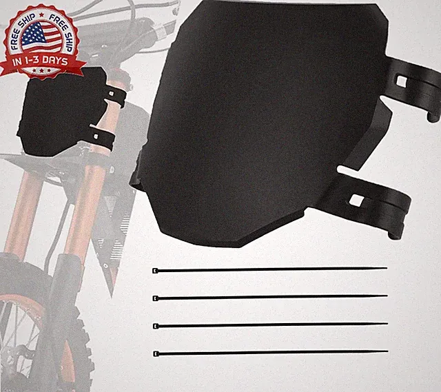 Ebike Electric Dirt Bike Front Number Plate,E Bike Front License for Yozma IN10
