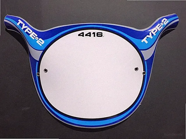 Type 2 BMX Number Plates, Type Two Number Plate