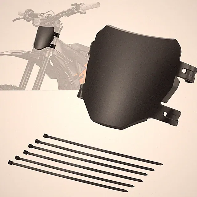 Universal Black Ebike Number Plate for Downhill Electric Bikes & Models Q20+